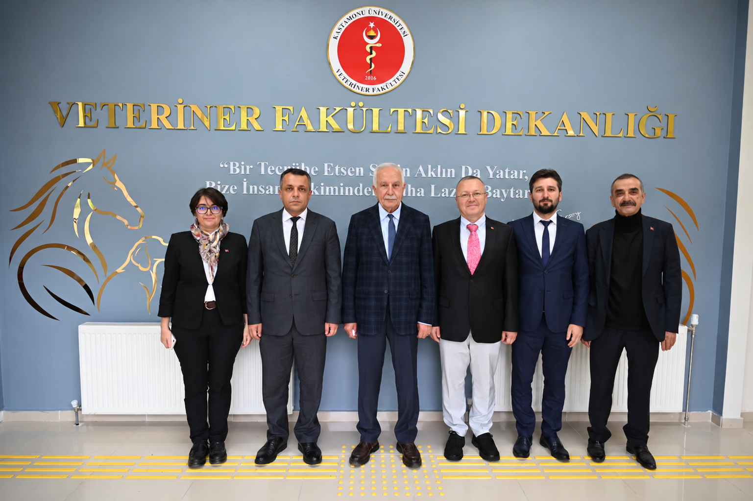 Devlet Eski Bakanı Murat Başesgioğlu ve KASİAD Kastamonu Şube Başkanı Osman Kocadelioğlu’ndan Veteriner Fakültesine Ziyaret