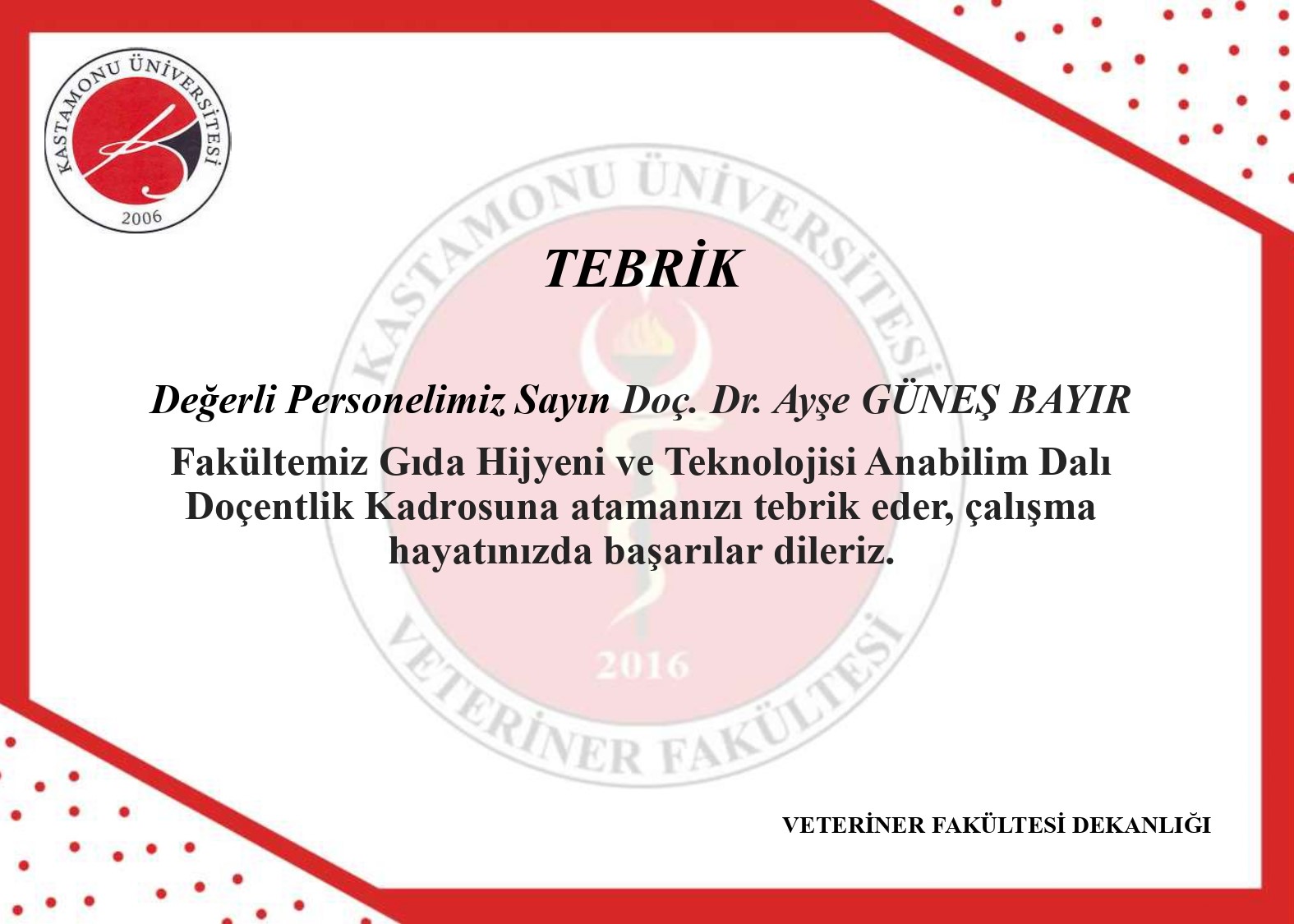 Tebrik